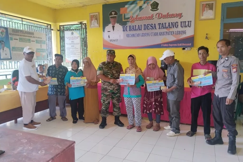 Pemdes Talang Ulu Salurkan BLT-DD Tahap Tiga