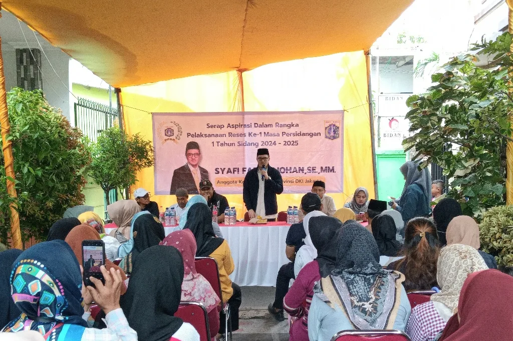 Anggota DPRD DKI Komisi C, Syafi Djohan Gelar Reses di Srengseng Jakarta Barat
