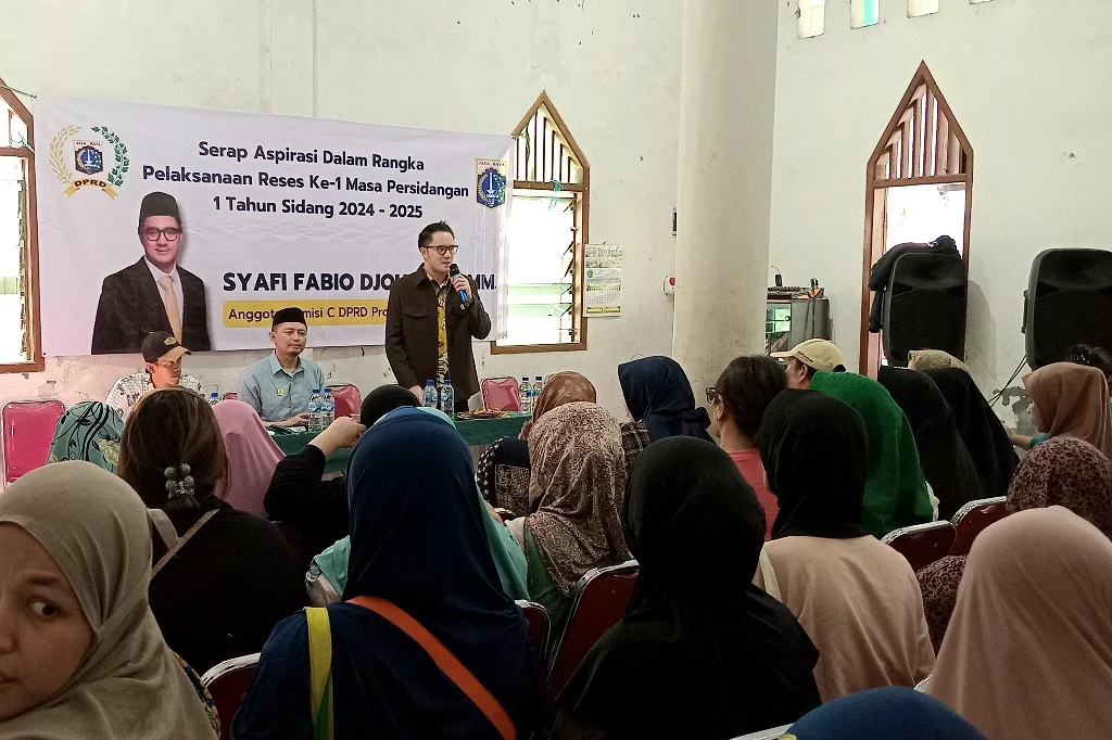 Anggota DPRD DKI, Syafi Djohan Serap Aspirasi Warga Kemanggisan Jakarta Barat