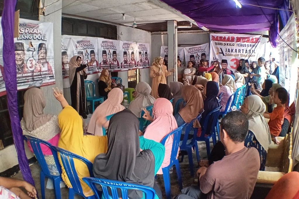 Bazzar Murah, JAKARTADIL Turunkan Ratusan Kilo Beras di Kebon Jeruk dan Kalideres Jakbar
