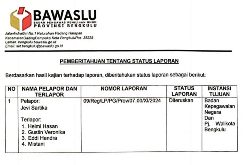 Mobilisasi Lurah dan RT Oleh Helmi Hasan, Berujung ke BKN