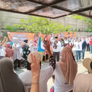 Kampanyekan Mas Pram-Bang Doel, JAKARTADIL Jelajahi Kelurahan Rawa Buaya