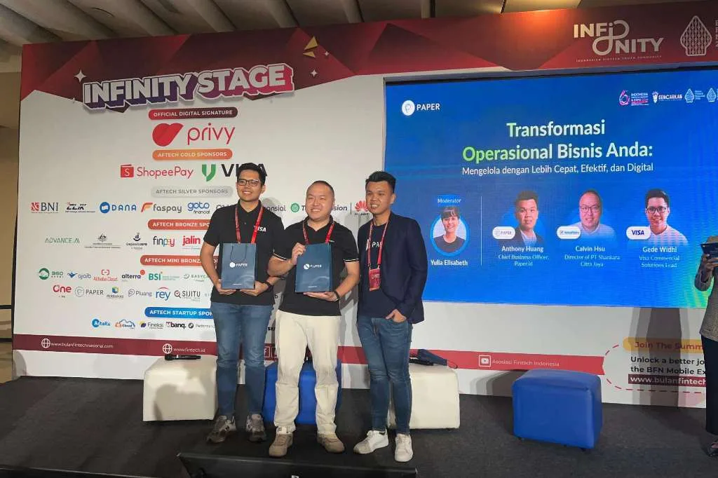 Paper.id Dorong Digitalisasi UKM di Indonesia Fintech Summit 2024
