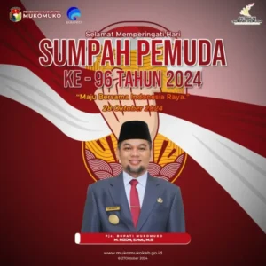 Pemkab Mukomuko Mengucapkan Selamat Hari Sumpah Pemuda Tahun 2024