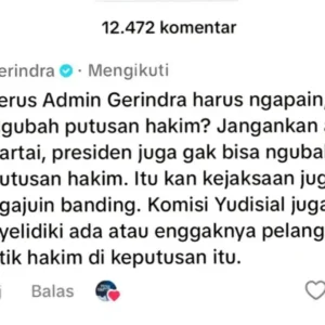 Admin Tiktok Gerindra Akhirnya Speak Up Soal Kasus Harvey Moeis Yang Dihukum 6,5 Tahun