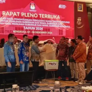 Hasil Pleno Pilgub Bengkulu 2024, Helmi-Mian Unggul 100.000 Lebih Suara Hasil Pleno Pilgub Bengkulu 2024, Helmi-Mian Unggul 100.000 Lebih Suara