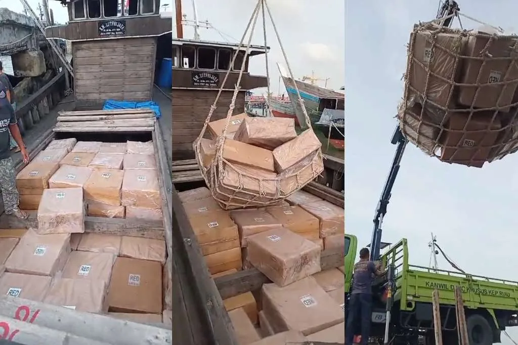 Kasus Penimbunan Rokok Camclar Dilimpahkah Ke Kanwil DJBC Kepri