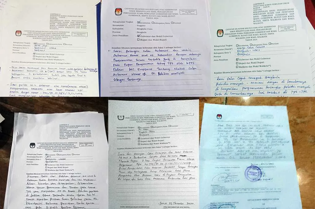 Saksi ROMER di Bengkulu Utara Kompak Tolak Hasil Pleno, Kejadian Khusus