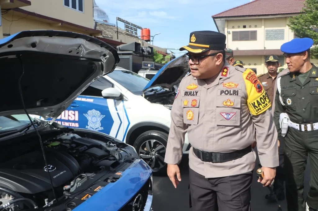 Siap Amankan Nataru, Polres Tegal Kota Adakan Upacara Gelar Pasukan