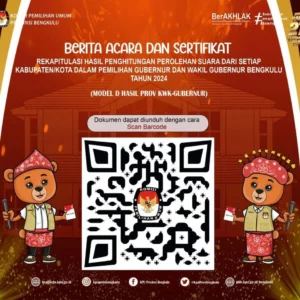 Unduh Berita Acara dan Sertifikat Rekapitulasi Perhitungan Suara Setiap KabupatenKota Untuk Pilgub 2024, Scan Aja