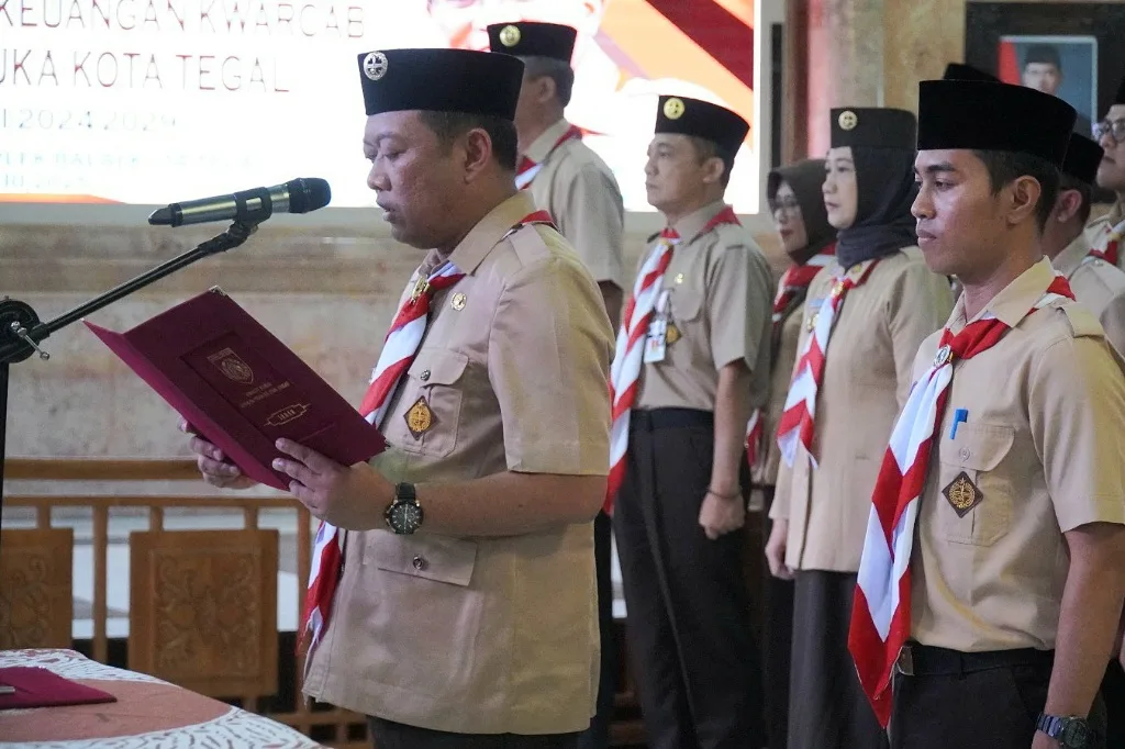 Agus Dwi Sulistyantono Resmi Dilantik Jadi Ketua Kwarcab Kota Tegal
