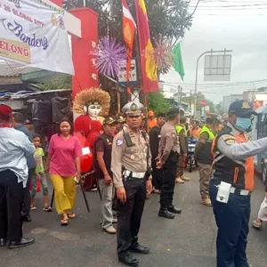Festival Bandeng Rawa Belong Dipadati Pengunjung, Satlatas Lakukan Rekayasa Lalin