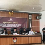 Gelar rapat Pleno, KPU Lebong Tetapkan Azhari-Bambang Sebagai Bupati Terpilih