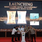 Kapolres Blitar Dampingi Kapolda Jatim Launching Benih Jagung Merek Bhayangkara