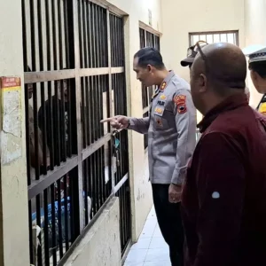 Kapolres Pastikan Kesehatan Para Tahanan di Rutan Polres Tegal Kota