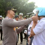 Kapolres Beri Bimbingan Tertib Lalin Kepada Pelajar SMA Negeri 1 Kota Tegal