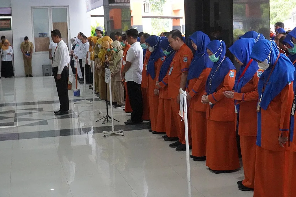 Pj. Wali Kota dan Pj. Sekda Kota Tegal Pamitan kepada Karyawan/Karyawati RSUD Kardinah
