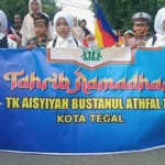 Sambut Bulan Ramadhan, TK Aisyiyah Xl Kota Tegal Gelar Tarhib