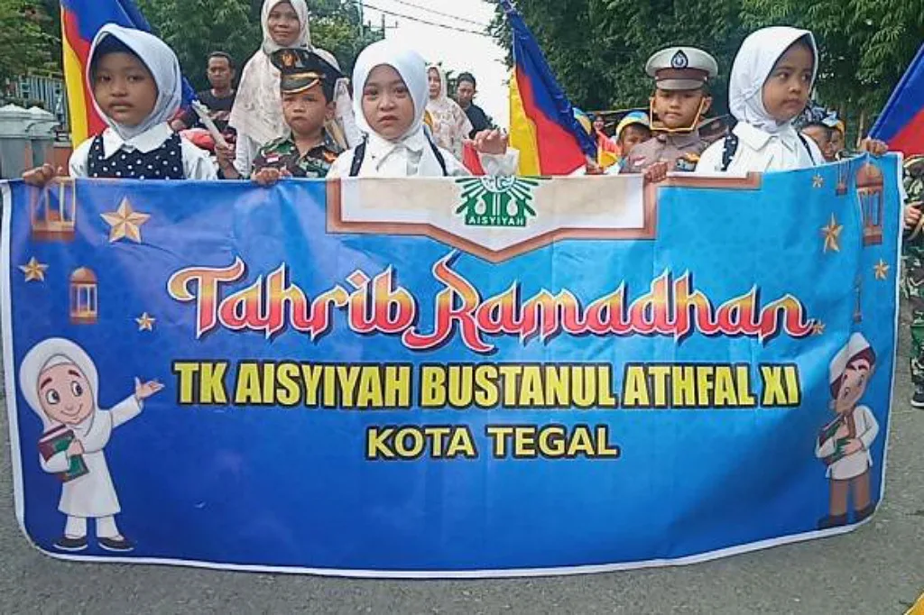 Sambut Bulan Ramadhan, TK Aisyiyah Xl Kota Tegal Gelar Tarhib