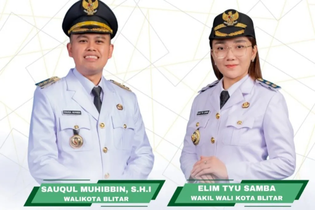 Walikota dan Wakil Walikota Blitar Resmi Dilantik Presiden Prabowo di Istana Negara Jakarta