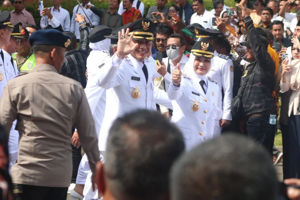 Walikota dan Wakil Walikota Tegal Resmi Dilantik di Istana Negara Jakarta