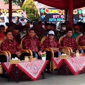 Ketua DPRD BU Hadiri Pekan Raya HUT Kota Arga Makmur