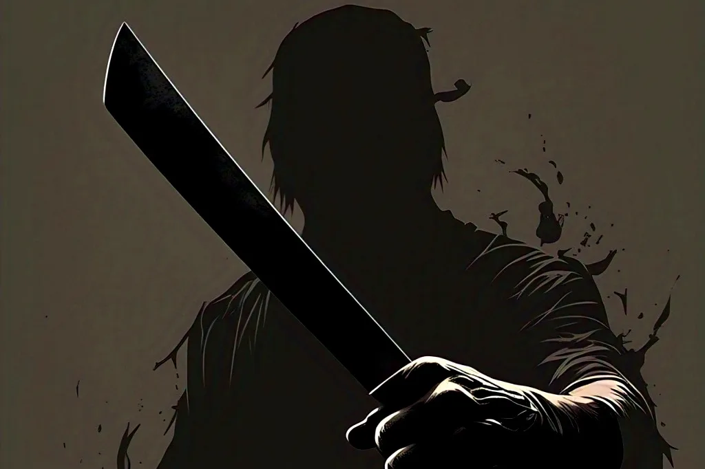 Brutal! Seorang Pria Aniaya Istrinya Sendiri Pakai Golok Lantaran Dibakar Api Cemburu