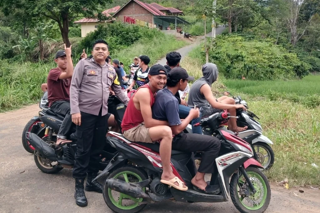 Cegah Balap Liar, Polsek Rimbo Pengadang Rutin Patroli