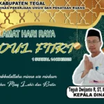 Dinas PUPR Kabupaten Tegal Mengucapkan Selamat Hari Raya Idul Fitri 1446H/2025