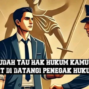 Jika Suatu Saat Kalian Didatangi Oleh Penegak Hukum, Jangan Panik! Jika Suatu Saat Kalian Didatangi Oleh Penegak Hukum, Jangan Panik!