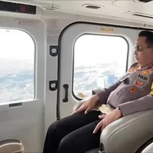 Kapolri Gunakan Helikopter Pantau Arus Mudik Lebaran 2025 di Tol Jakarta-Cikampek