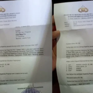 Oknum Polisi Menteng Jakpus Diduga Minta THR Pakai Surat Kop Resmi Oknum Polisi Menteng Jakpus Diduga Minta THR Pakai Surat Kop Resmi