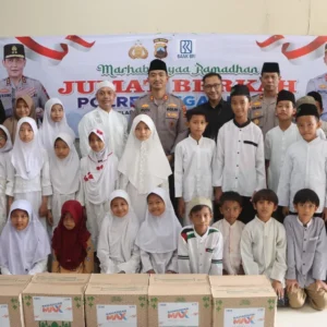 Polres Tegal Kota Gelar Baksos Ramadhan dan Berbagi Kasih pada Anak Yatim Al Kahfi