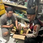 Polres Tegal Kota Lakukan Razia Operasi Pekat, 140 Botol Miras Disita