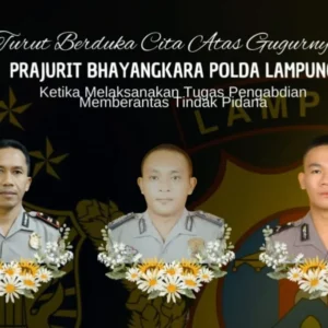 Polri Gelar Shalat Ghaib Serentak, Mendoakan 3 Anggota yang Gugur dalam Tugas di Lampung