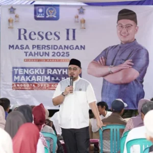 Rayakan 200 Hari Mengemban Amanah Sebagai Anggota DPRD Kota Tegal, Tengku Rayhan Makarim Menggelar Reses