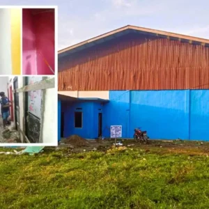 Rehabilitasi Gedung Futsal Dikebut, Pemdes Mudam Marap Targetkan PAD Segini