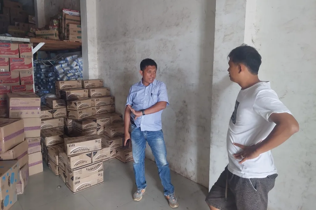 Satreskrim Polres Lebong Inspeksi Langsung Pasar Terminal Amen
