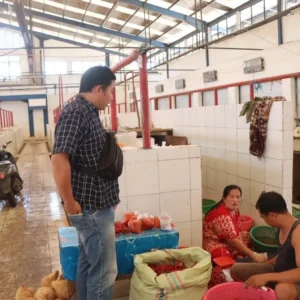 Satreskrim Polres Lebong Kembali Pantau Harga Bahan Pokok di Pasar