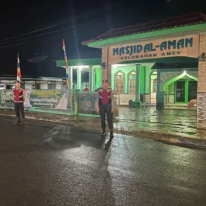 Tingkatkan Keamanan Selama Bulan Ramadhan, Sat Samapta Polres Lebong Gelar Patroli