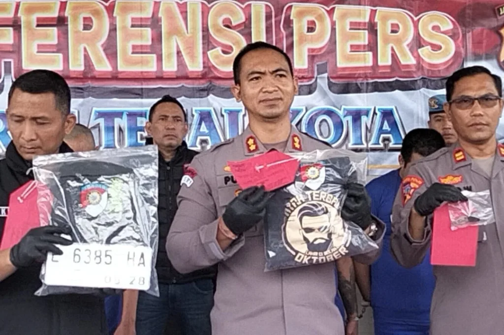 4 Pelaku Curanmor Ditangkap di Tegal, 4 Unit Sepeda Motor Disita