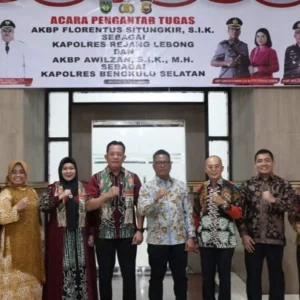 Gusnan Mulyadi Sampaikan Ucapan Terima Kasih Kepada Kapolres Bengkulu Selatan