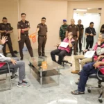 Kejagung Gelar Rekonstruksi Kasus Dugaan Gratifikasi PN Jakarta Pusat