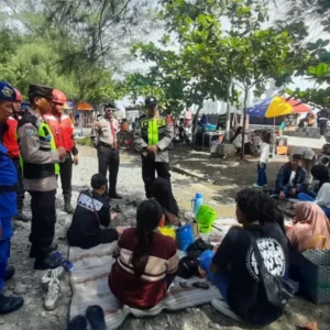 Libur Lebaran, Polres Tegal Kota Antisipasi Lonjakan Pengunjung di Obyek Wisata Pantai