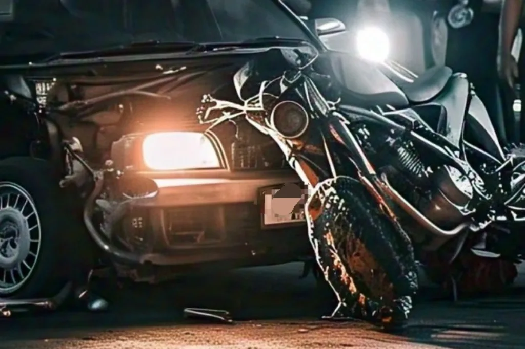 Mobil Listrik Seruduk 21 Sepeda Motor dan Pejalan Kaki di Tanjung Priok Jakut