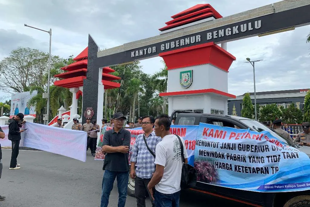 Petani Sawit Bengkulu: Penetapan Harga 3140 Cuma Ngeprank Rakyat