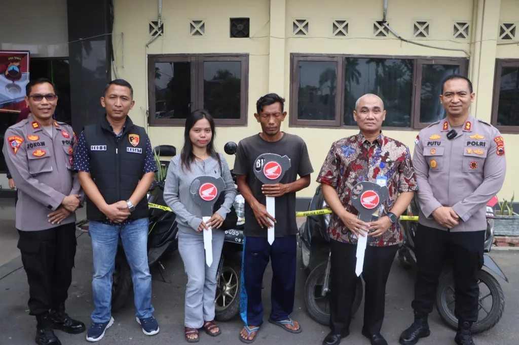 Polres Tegal Kota Ungkap Kasus Curanmor: Sepeda Motor Hasil Pencurian Kembali ke Pemilik