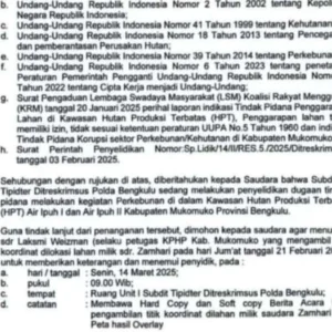 Usai Diperiksa KPK, Ketua DPRD Mukomuko Akan Diperiksa Polda Bengkulu