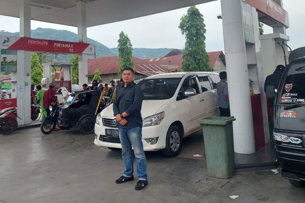 Usai Pantau Stabilitas Harga Sembako, Unit Tipitdter Polres Lebong Pantau Distribusi BBM