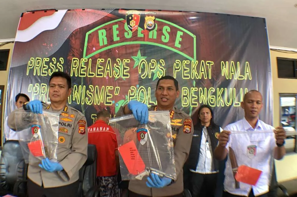56 Target Dituntaskan, Operasi Pekat Nala Polda Bengkulu Capai 100 Persen
